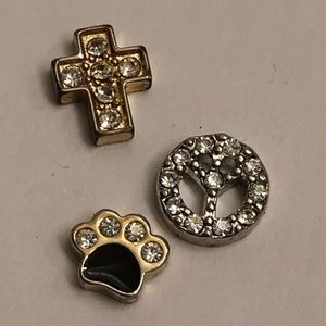 Origami Owl Pave Charms